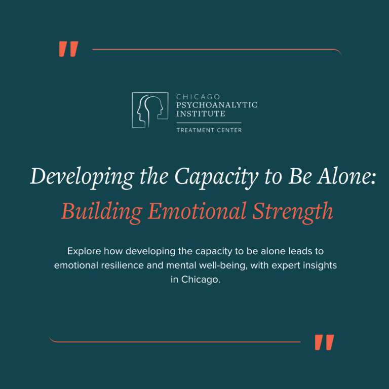 Developing the Capacity to Be Alone