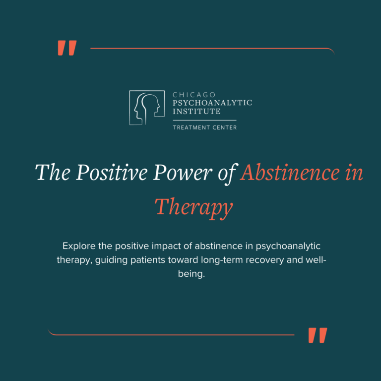 Abstinence in Therapy