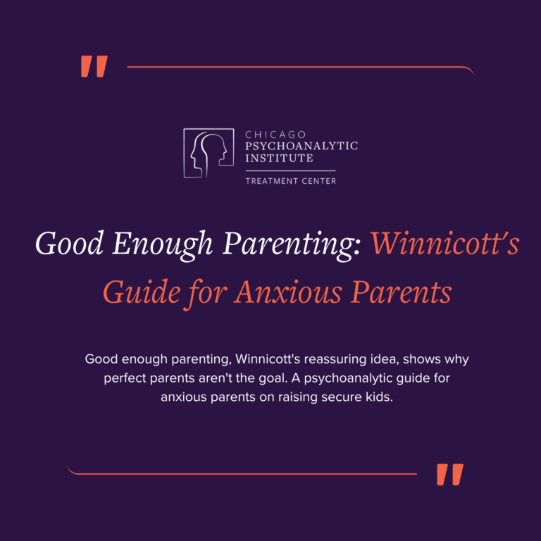Good enough parenting, Winnicott's reassuring idea, shows why perfect parents aren't the goal. A psychoanalytic guide for anxious parents on raising secure kids.